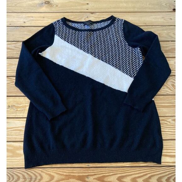 Cashmere Charter Club Sweater Size Medium Women’s Black Pullover - Picture 1 of 7
